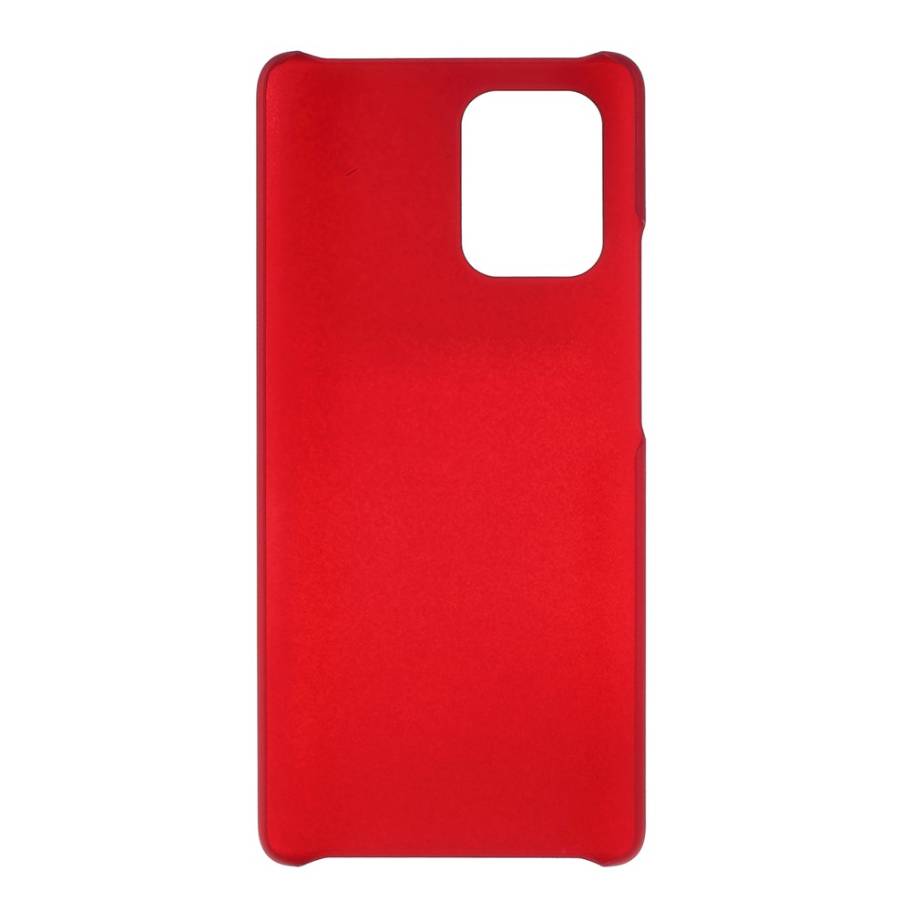 Caixa de Celular Plástico Emborrachado Para Samsung Galaxy A81 / Nota 10 Lite - Vermelho