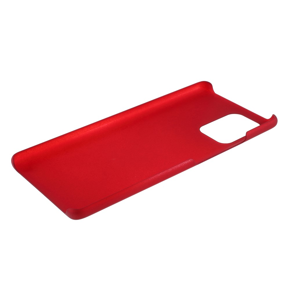 Étui de Téléphone Mobile en Plastique Caoutchouté Pour Samsung Galaxy A81 / Note 10 Lite - Rouge