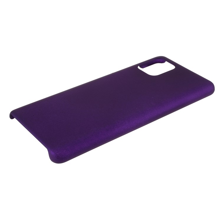 Rubberized Hard PC Case for Samsung Galaxy A71 - Purple-4
