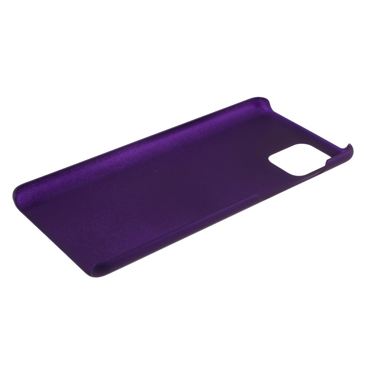 Rubberized Hard PC Case for Samsung Galaxy A71 - Purple-5