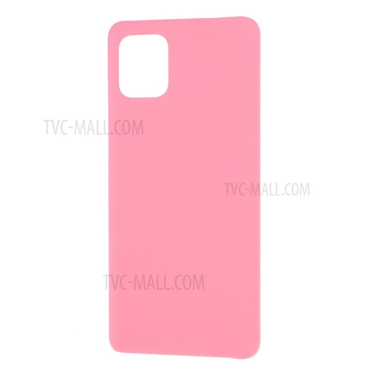 Rubberized Hard PC Case for Samsung Galaxy A71 - Pink-2