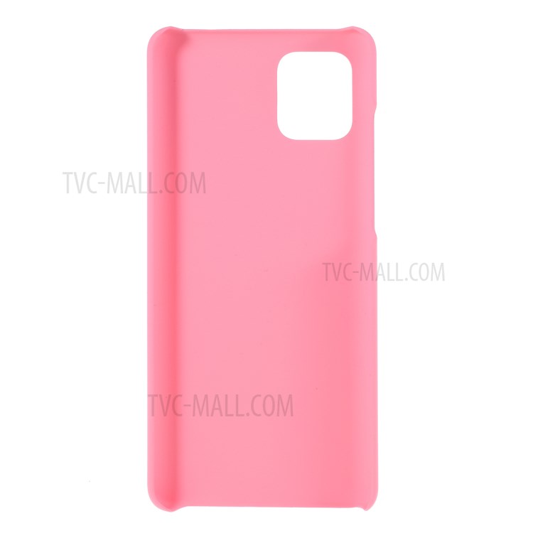 Rubberized Hard PC Case for Samsung Galaxy A71 - Pink-3