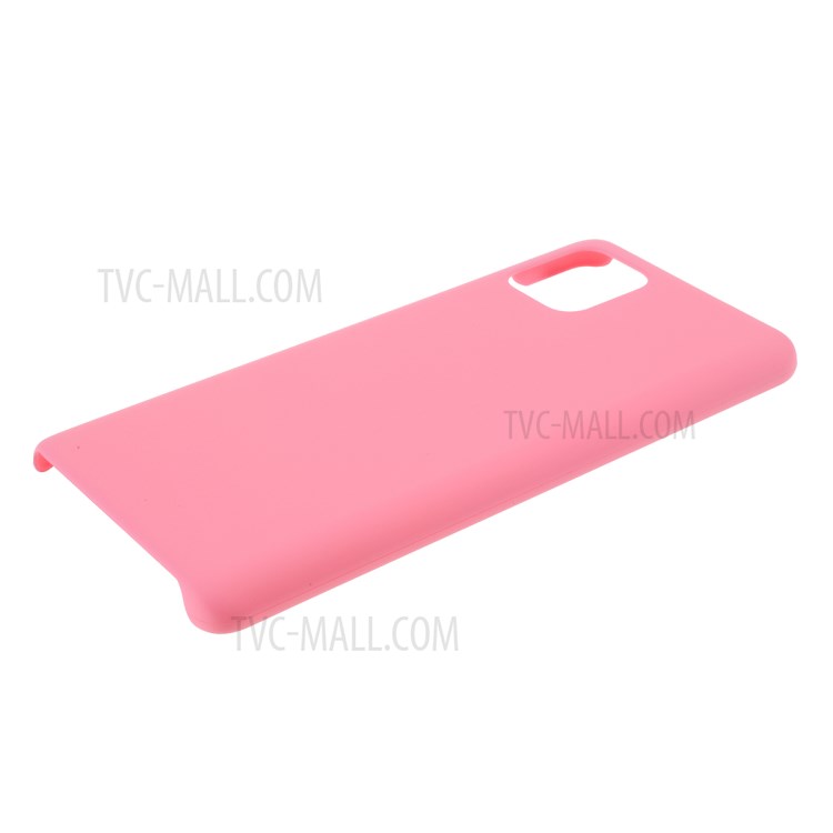 Rubberized Hard PC Case for Samsung Galaxy A71 - Pink-4