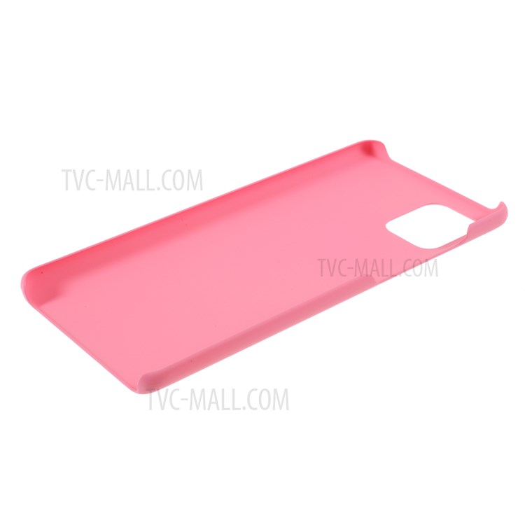 Rubberized Hard PC Case for Samsung Galaxy A71 - Pink-5