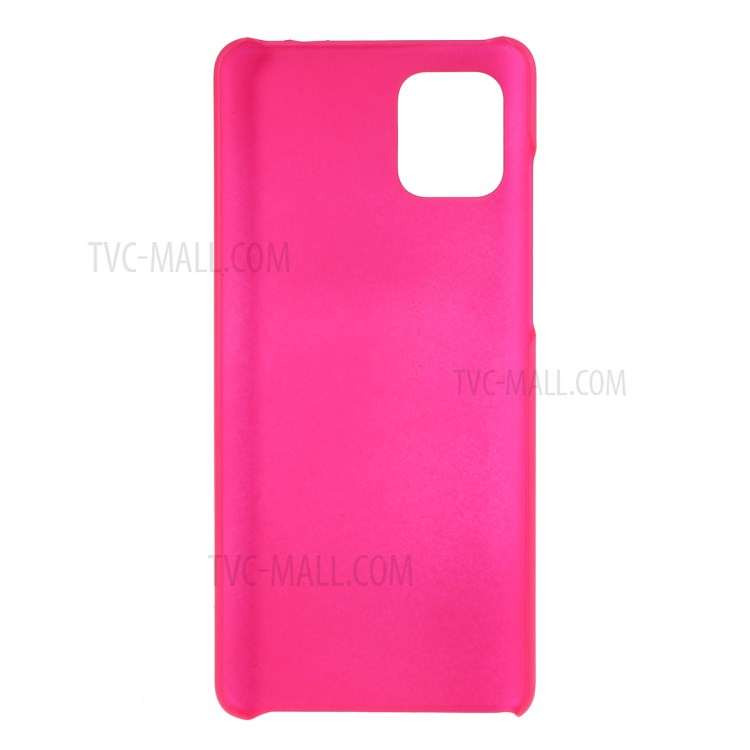 Rubberized Hard PC Case for Samsung Galaxy A71 - Rose-3