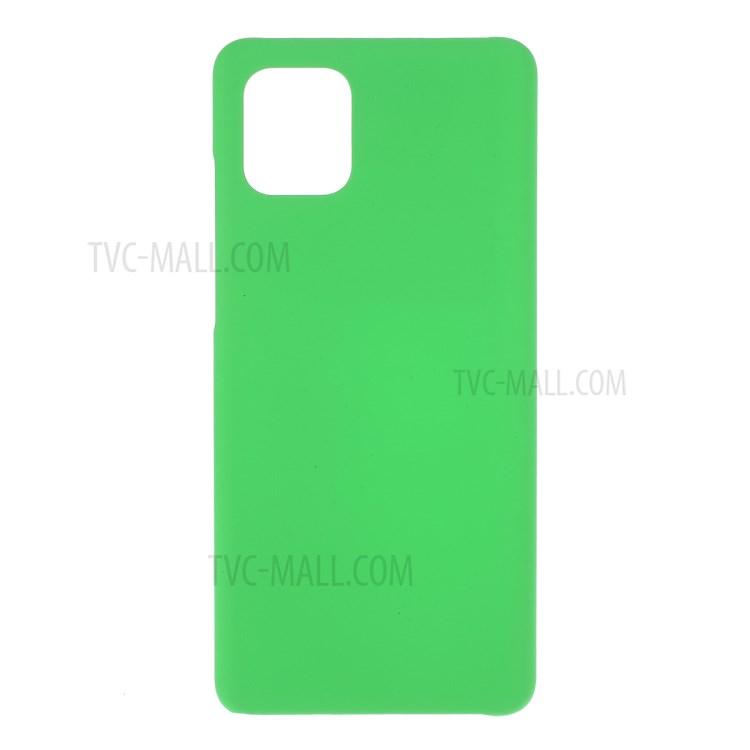 Rubberized Hard PC Case for Samsung Galaxy A71 - Green-1