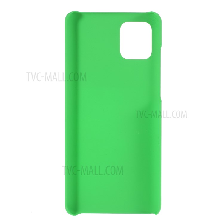 Rubberized Hard PC Case for Samsung Galaxy A71 - Green-3