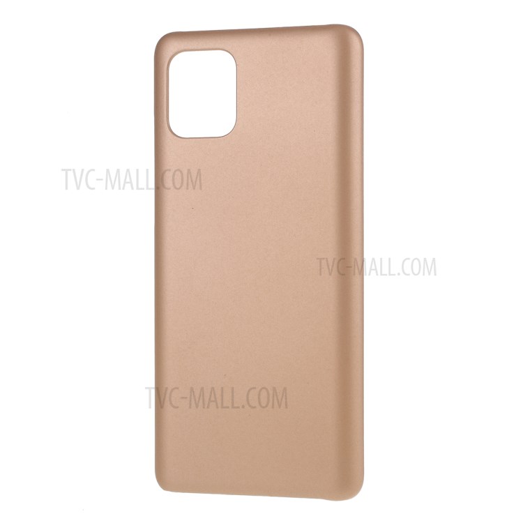 Custodia Per PC Rigida Gommata Per Samsung Galaxy A71 - Oro-2