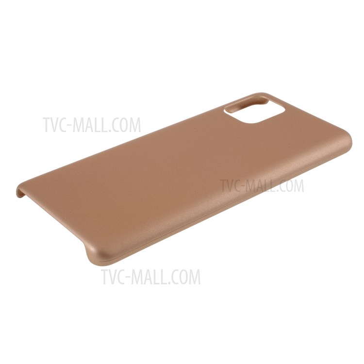 Rubberized Hard PC Case for Samsung Galaxy A71 - Gold-4