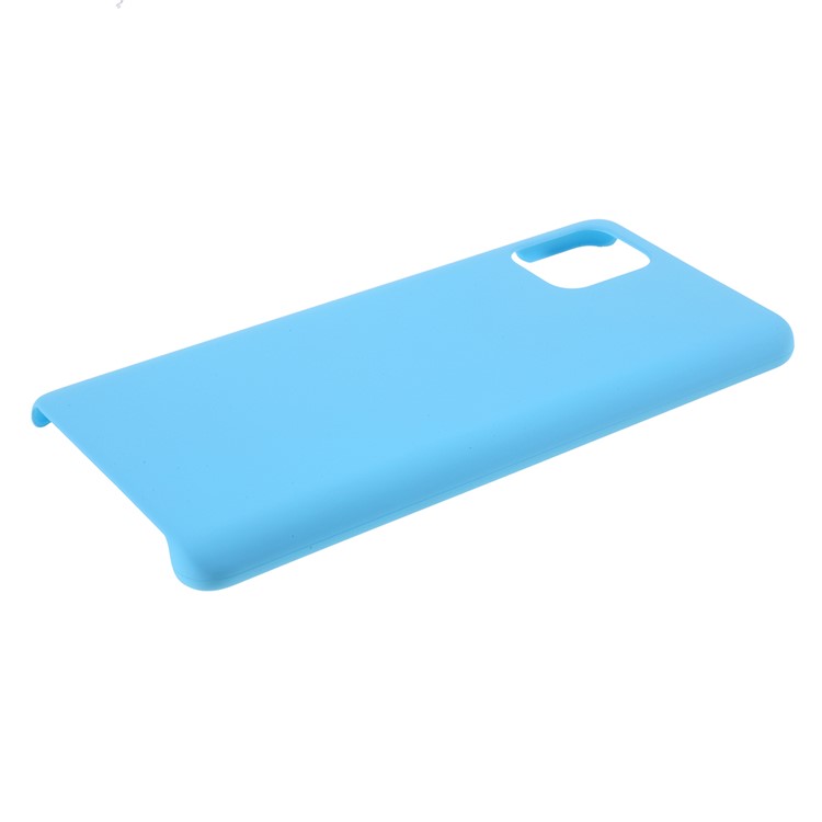 Rubberized Hard PC Case for Samsung Galaxy A71 - Baby Blue-4