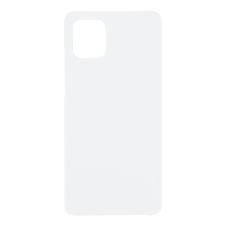 Rubberized Hard PC Case for Samsung Galaxy A71 - White-1