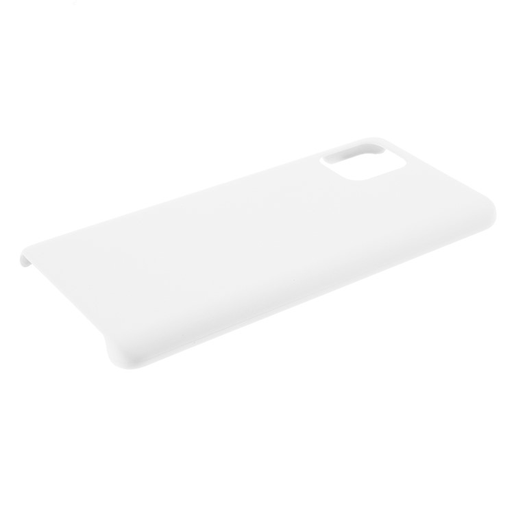 Rubberized Hard PC Case for Samsung Galaxy A71 - White-4