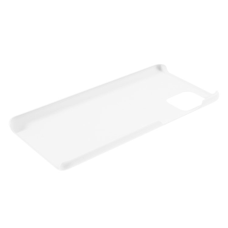 Rubberized Hard PC Case for Samsung Galaxy A71 - White-5