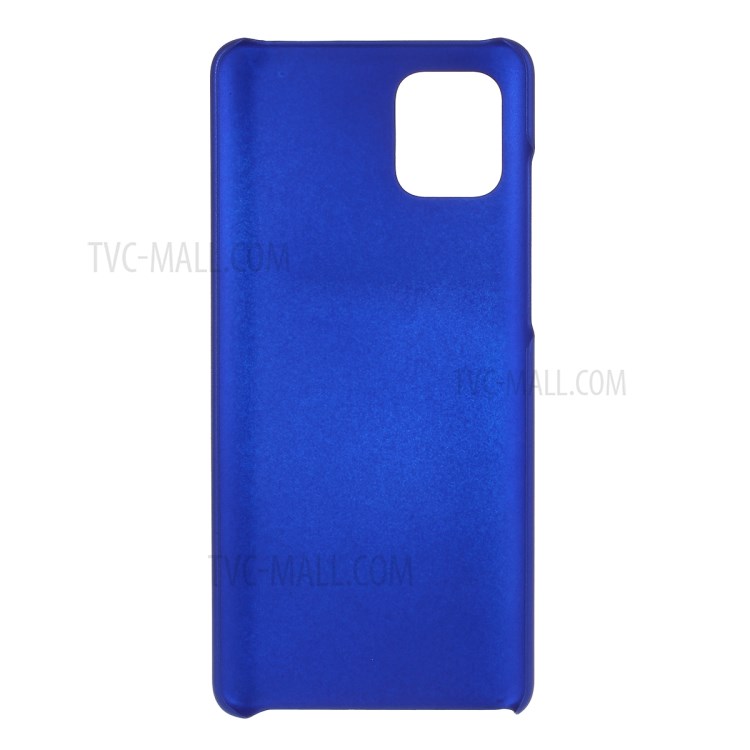 Rubberized Hard PC Case for Samsung Galaxy A71 - Dark Blue-3
