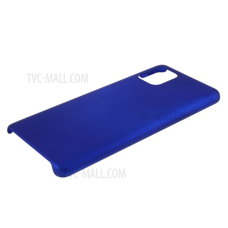 Rubberized Hard PC Case for Samsung Galaxy A71 - Dark Blue-4
