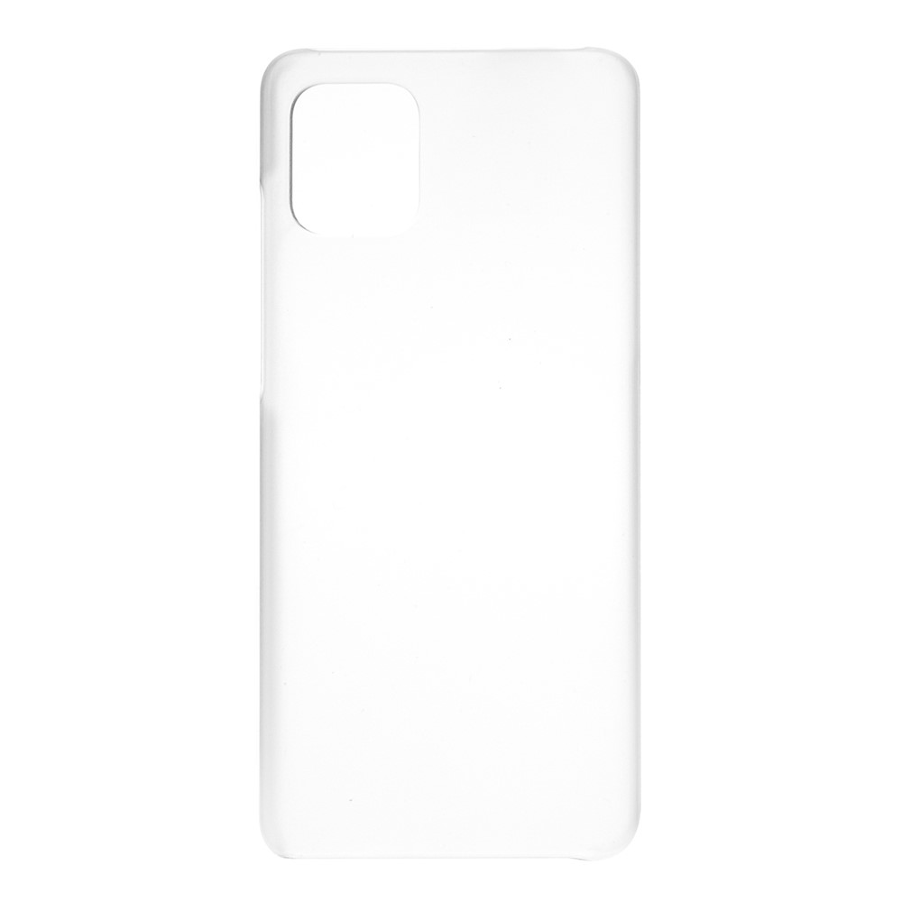 Rubberized Hard PC Case for Samsung Galaxy A71 - Transparent-1