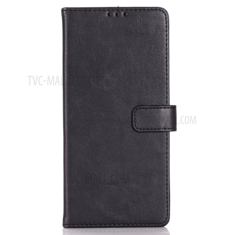 Retro Com Suporte Capa De Couro Carteira Para Samsung Galaxy S20 Mais / S11 - Preto-2