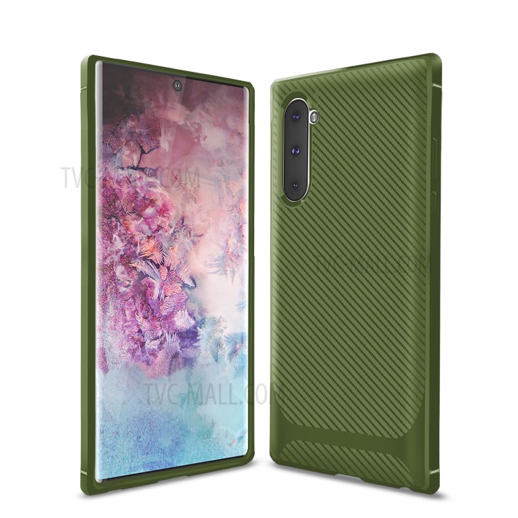 Anti-slip Texture Anti-drop TPU Mobile Case for Samsung Galaxy Note 10/Note 10 5G - Green-10
