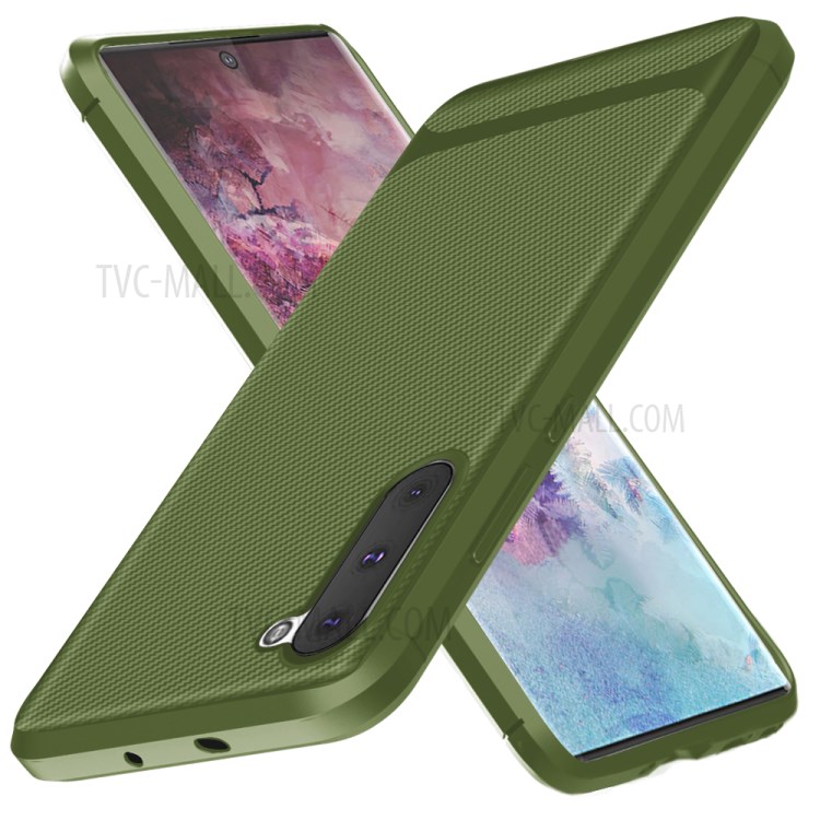 Anti-slip Texture Anti-drop TPU Mobile Case for Samsung Galaxy Note 10/Note 10 5G - Green-11
