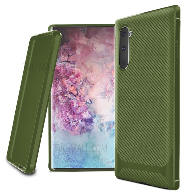 Anti-slip Texture Anti-drop TPU Mobile Case for Samsung Galaxy Note 10/Note 10 5G - Green-13