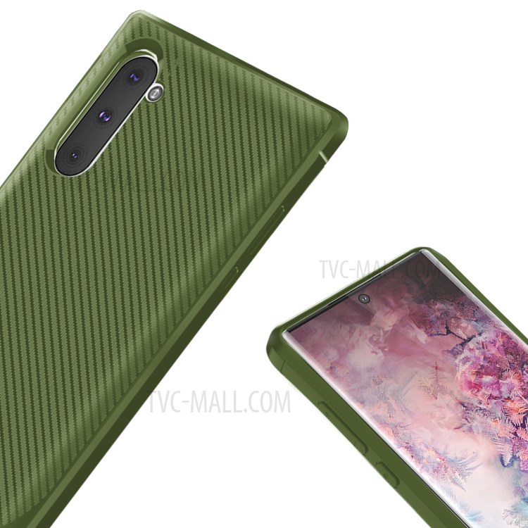 Anti-slip Texture Anti-drop TPU Mobile Case for Samsung Galaxy Note 10/Note 10 5G - Green-6