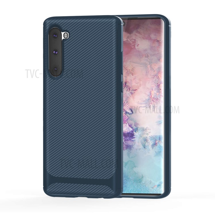 Anti-slip Texture Anti-drop TPU Mobile Case for Samsung Galaxy Note 10/Note 10 5G - Blue-12