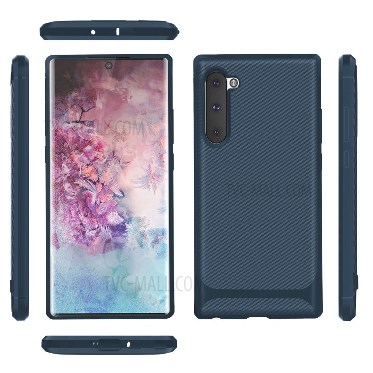 Anti-slip Texture Anti-drop TPU Mobile Case for Samsung Galaxy Note 10/Note 10 5G - Blue-14