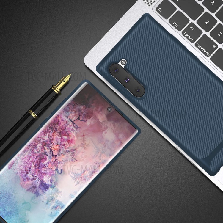 Anti-slip Texture Anti-drop TPU Mobile Case for Samsung Galaxy Note 10/Note 10 5G - Blue-5