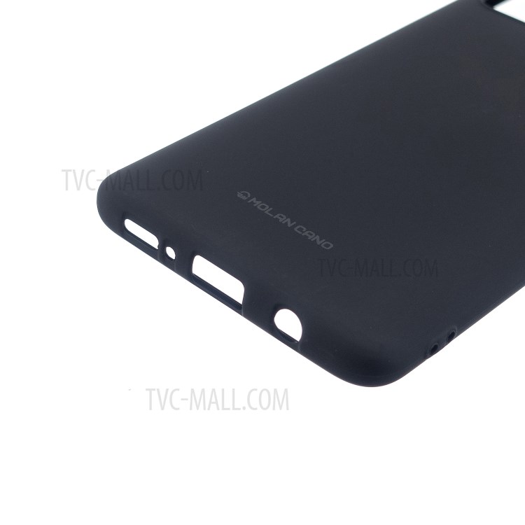 MOLAN CANO Rubberized Soft TPU Phone Case for Samsung Galaxy A51 - Black-2