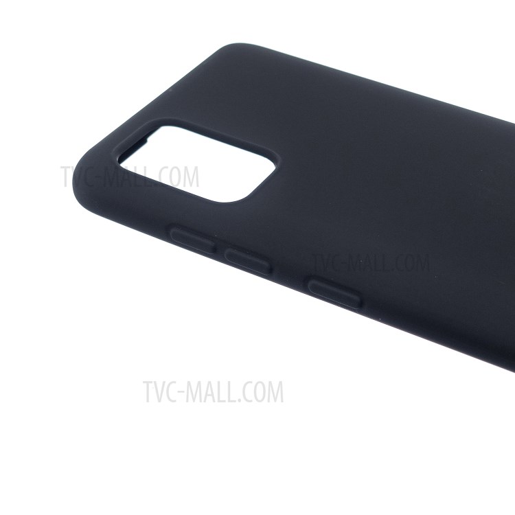MOLAN CANO Rubberized Soft TPU Phone Case for Samsung Galaxy A51 - Black-3