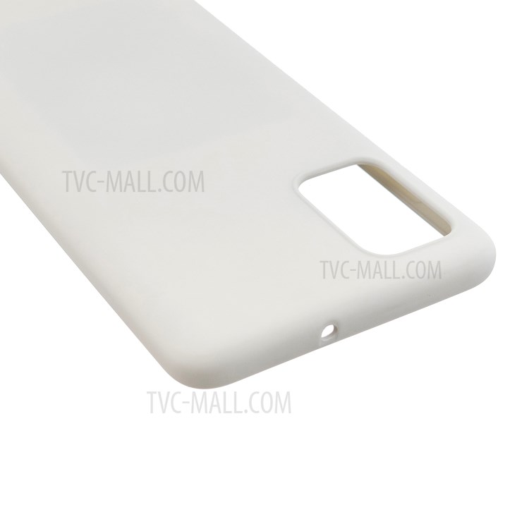 MOLAN CANO Rubberized Soft TPU Phone Case for Samsung Galaxy A51 - White-4