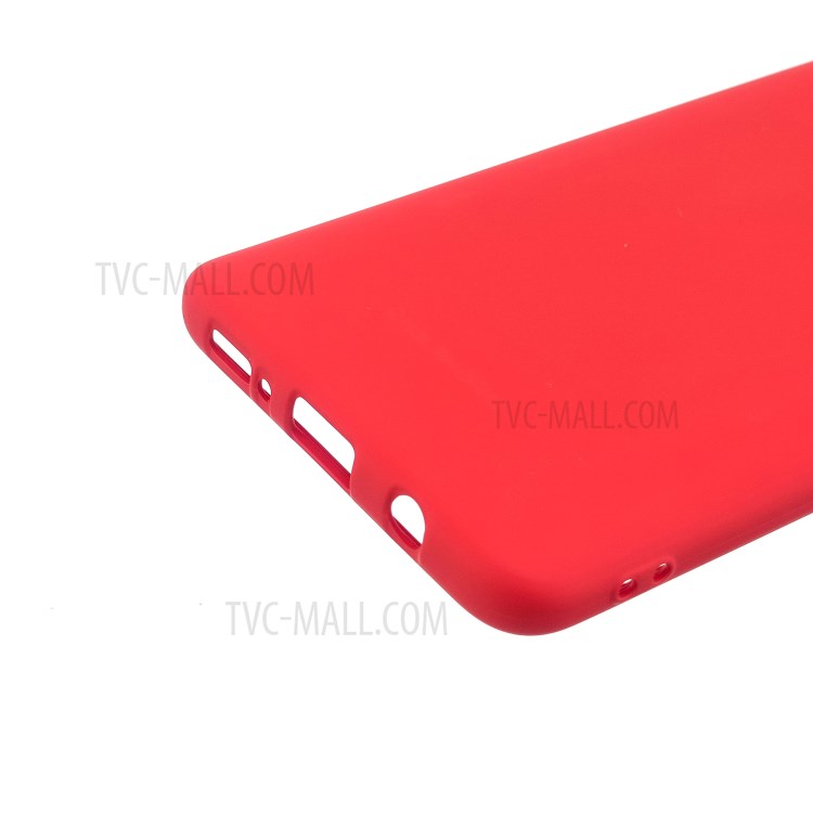 MOLAN CANO Rubberized Soft TPU Phone Case for Samsung Galaxy A51 - Red-2