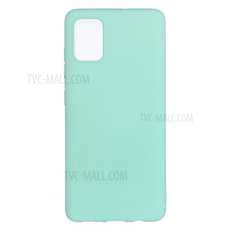 MOLAN CANO Rubberized Soft TPU Phone Case for Samsung Galaxy A51 - Baby Blue-1