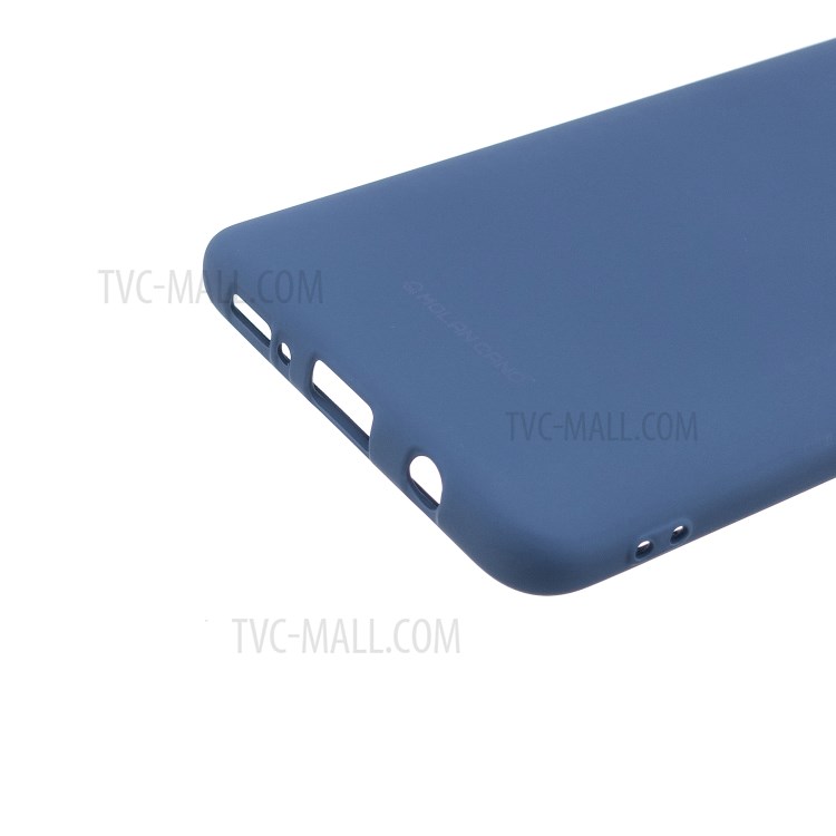 MOLAN CANO Rubberized Soft TPU Phone Case for Samsung Galaxy A51 - Dark Blue-2