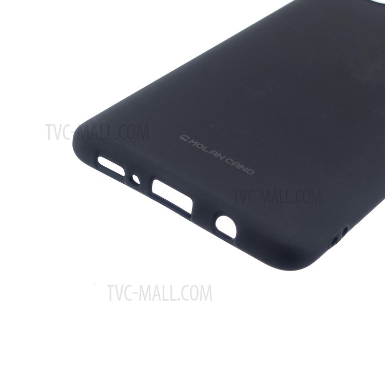 MOLAN CANO Caoutchouté Couverture De Téléphone TPU Souple Pour Samsung Galaxy A71 - Noir-2