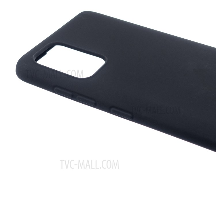 MOLAN CANO Caoutchouté Couverture De Téléphone TPU Souple Pour Samsung Galaxy A71 - Noir-3