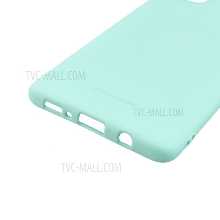 MOLAN CANO Rubberized Soft TPU Phone Cover for Samsung Galaxy A71 - Baby Blue-2