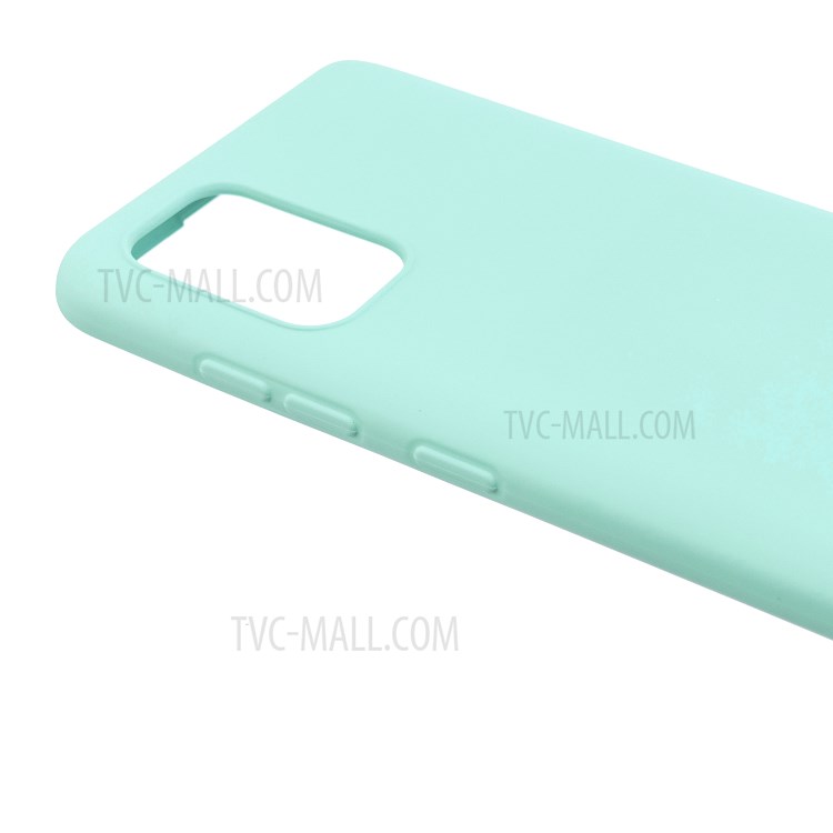 MOLAN CANO Rubberized Soft TPU Phone Cover for Samsung Galaxy A71 - Baby Blue-3
