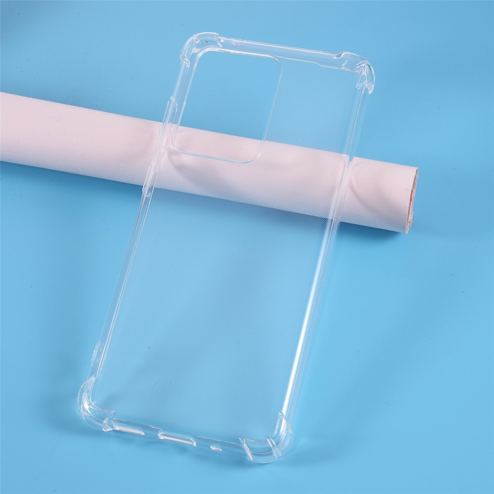Shock Absorption Clear Phone Shell TPU Case for Samsung Galaxy S20 Ultra-1