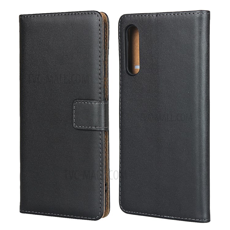 Genuine Leather Wallet Stand Phone Case for Samsung Galaxy A70s-12