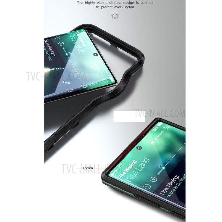 Drop-proof with Kickstand Metal Cover for Samsung Galaxy Note 10 5G/Note 10 - Green-2