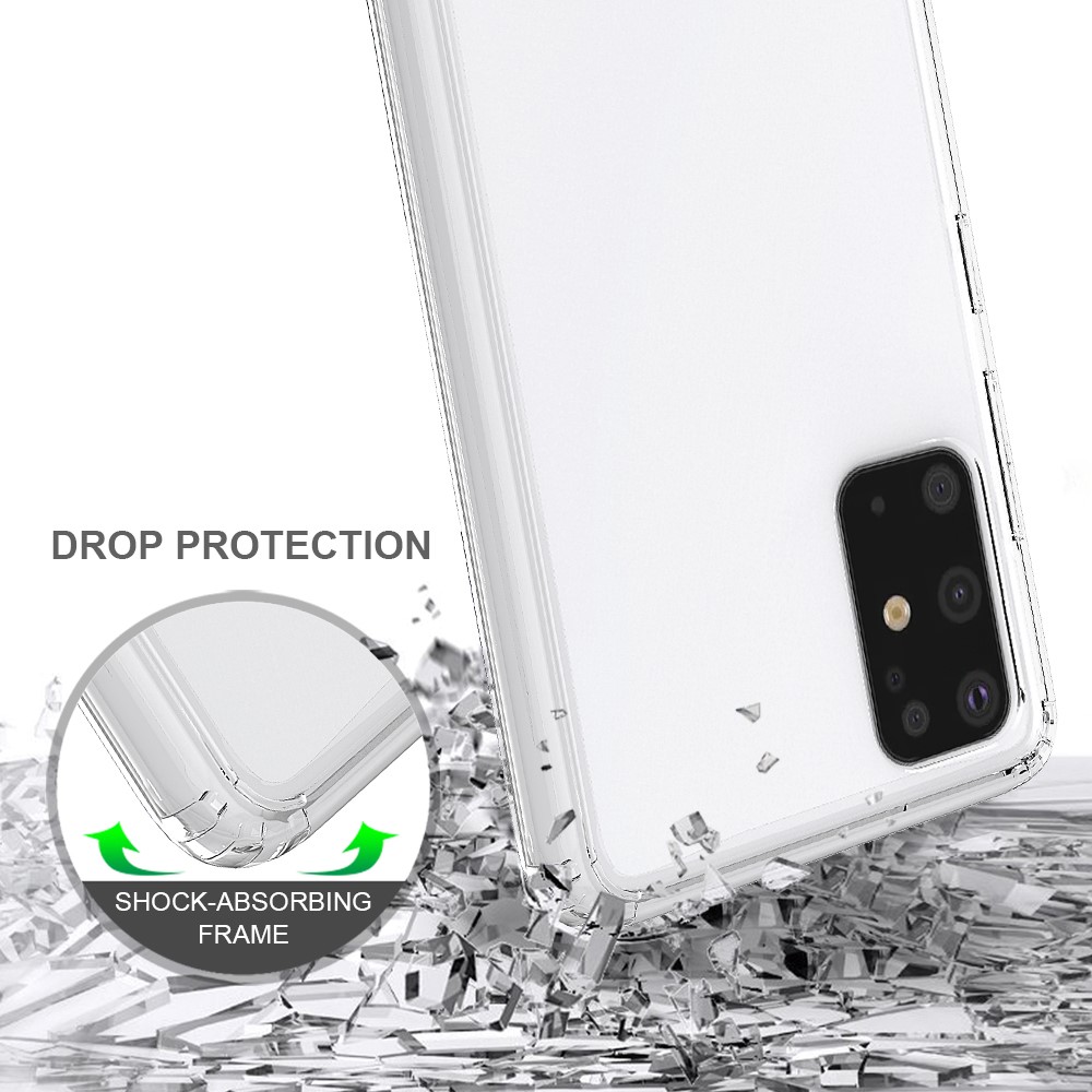 Acrylique Anti-rayures Transparent + TPU En Arrière Pour Samsung Galaxy S20 Plus-5