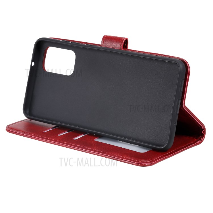 Geometric Pattern Wallet Leather Phone Case for Samsung Galaxy S20 Plus - Red-8