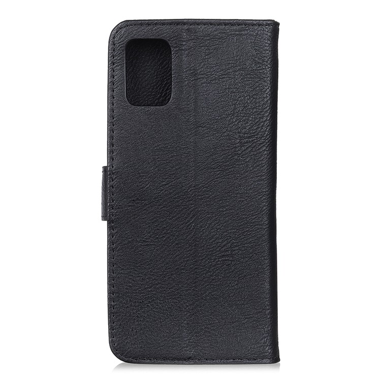 KHAZNEH Wallet Stand Leather Cell Phone Cover Casing for Samsung Galaxy S20 Plus - Black-3