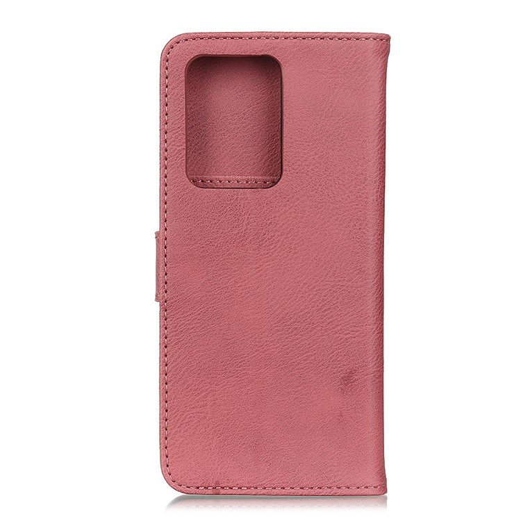 KHAZNEH Wallet Stand Leather Cell Phone Cover Casing for Samsung Galaxy S20 Ultra - Pink-3