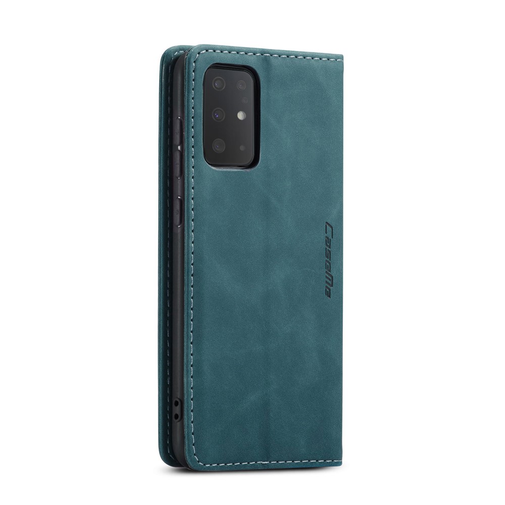 CASEME 013 Series Auto-absorbed Business Leather Wallet Case for Samsung Galaxy S20 Ultra - Green-4