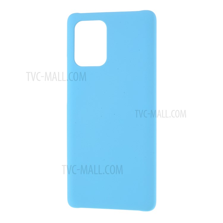 Rubberized Hard PC Case for Samsung Galaxy A91 / S10 Lite - Baby Blue-2