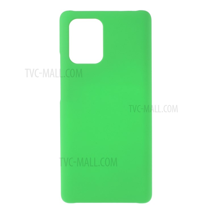 Case de PC Dura de Goma Para Samsung Galaxy A91 / S10 Lite - Verde