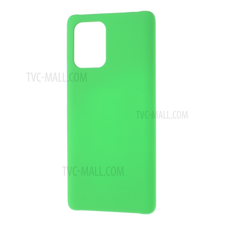 Rubberized Hard PC Case for Samsung Galaxy A91 / S10 Lite - Green-2