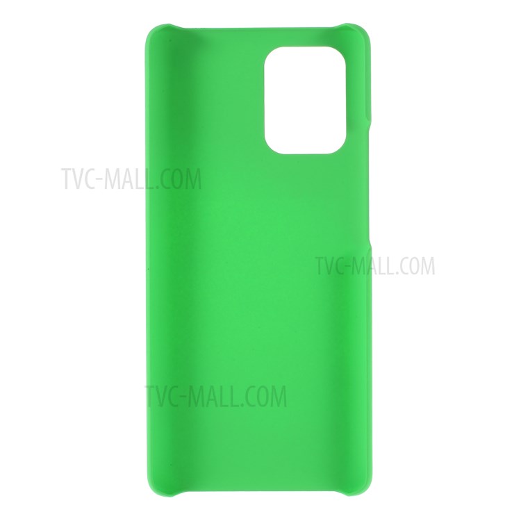 Case de PC Dura de Goma Para Samsung Galaxy A91 / S10 Lite - Verde